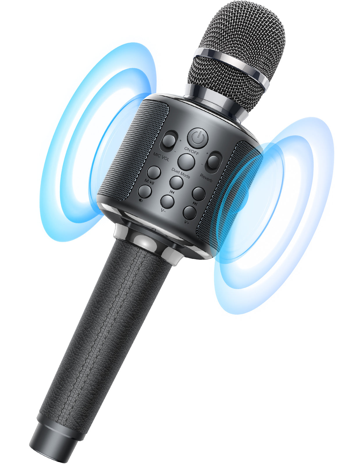 【新登場】MetFut カラオケマイク Bluetooth5.0 充電式 録音・伴奏 iPhone&Android対応